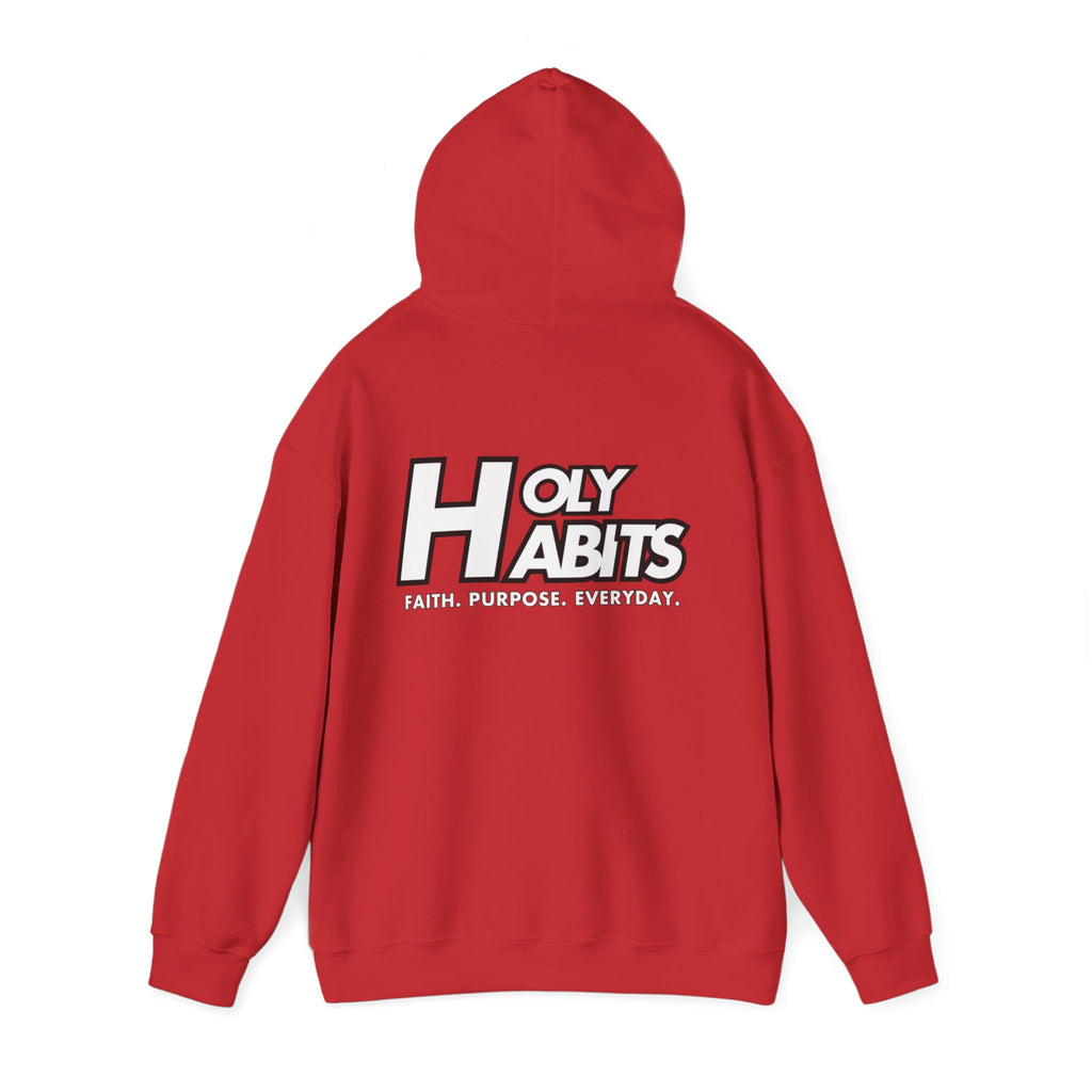 Choose Peace Hoodie – Matthew 5:9 Christian Faith Pullover (Holy Habits Back Design)