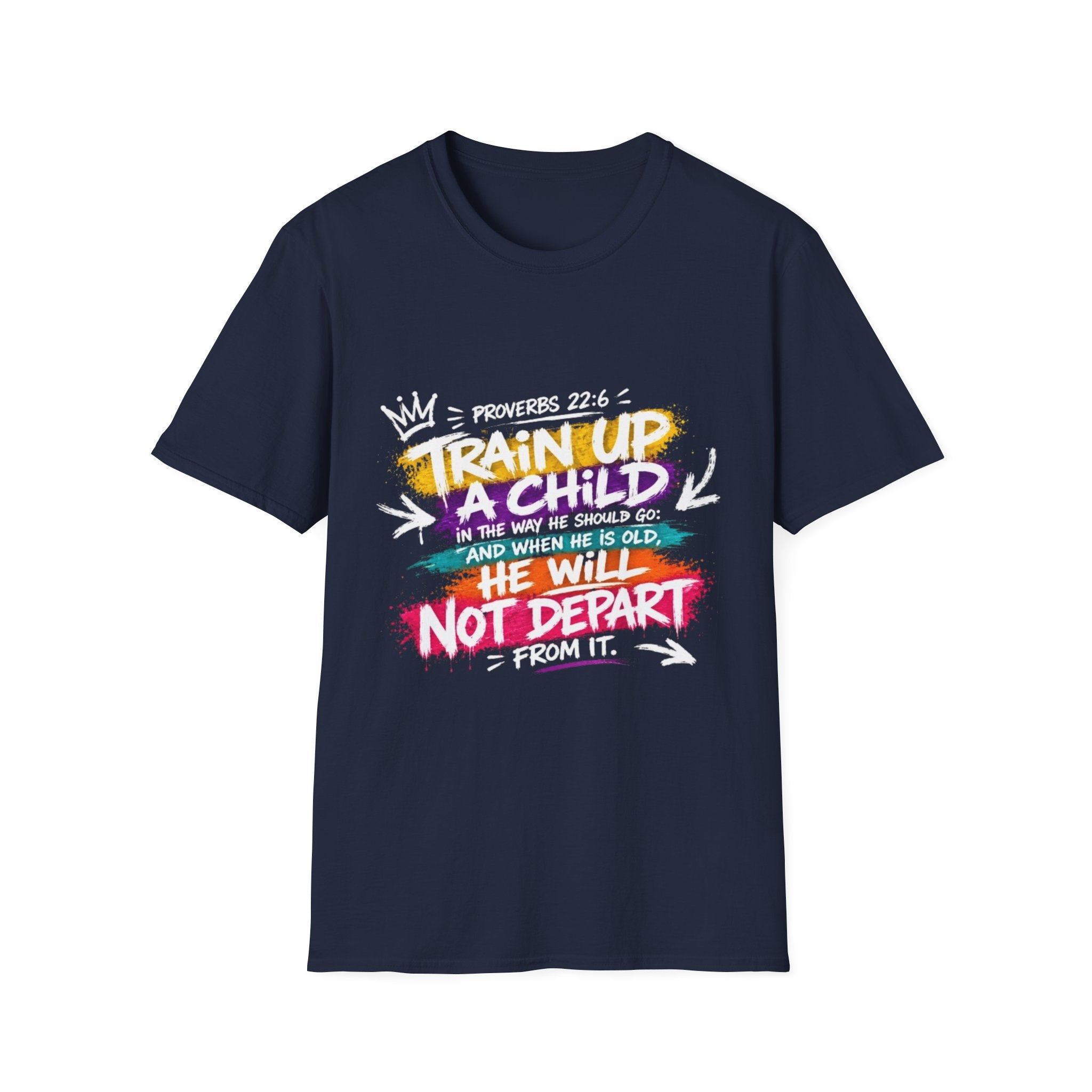 Proverbs 22:6 - Unisex Softstyle T-Shirt