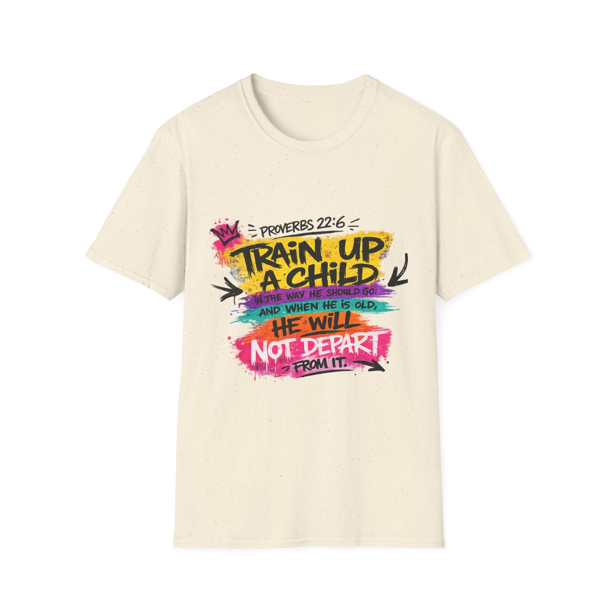 Proverbs 22:6 - Unisex Softstyle T-Shirt