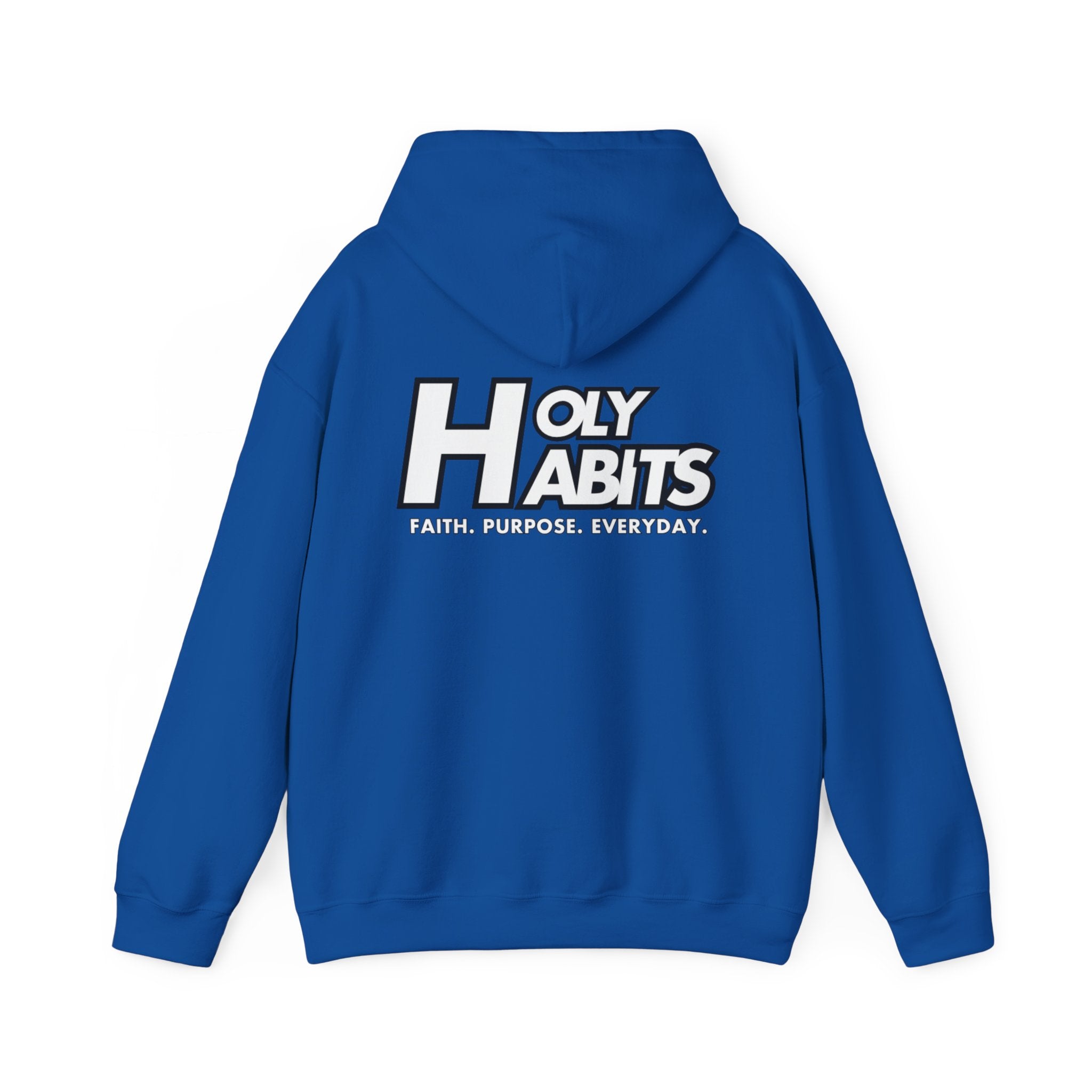 Choose Peace Hoodie – Matthew 5:9 Christian Faith Pullover (Holy Habits Back Design)