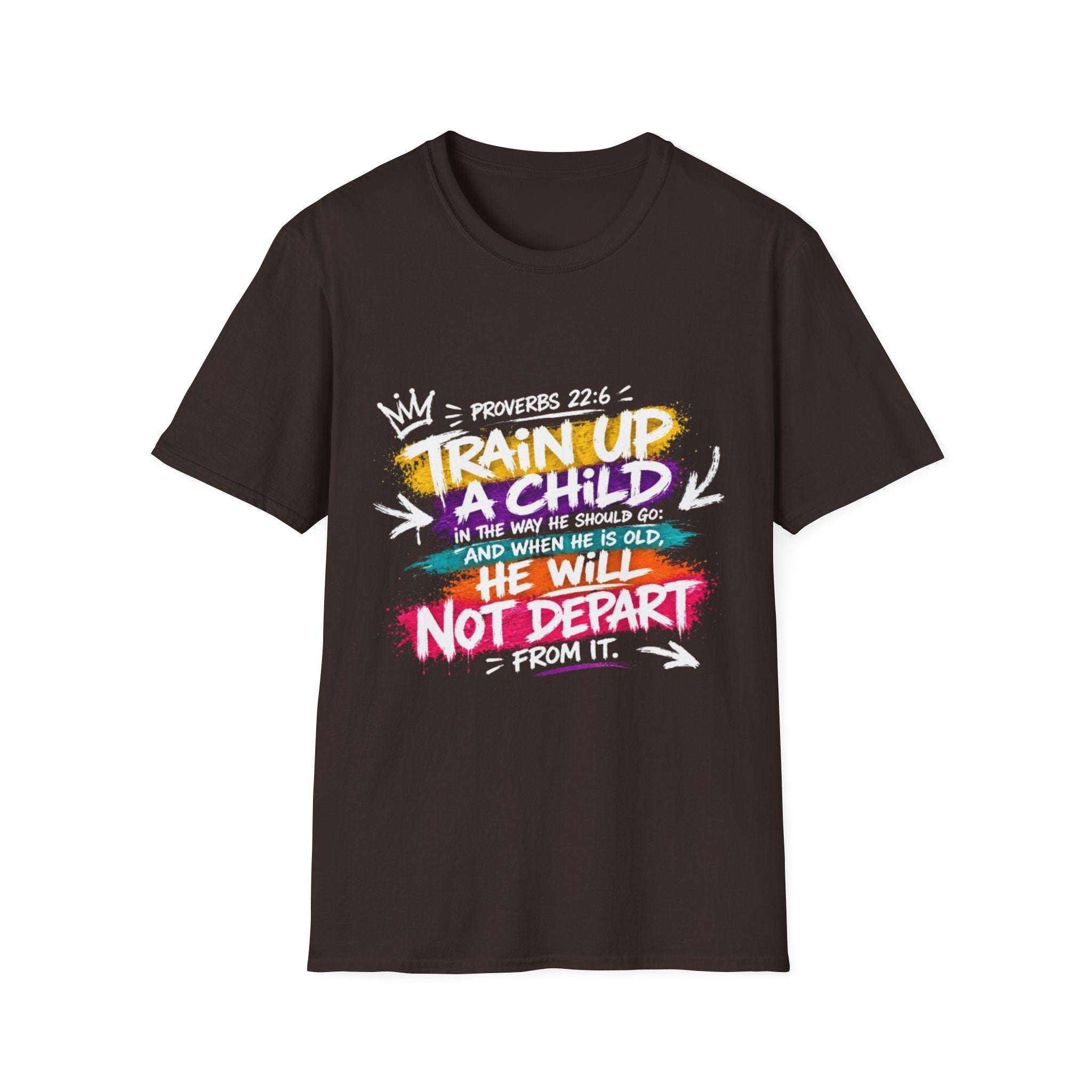 Proverbs 22:6 - Unisex Softstyle T-Shirt