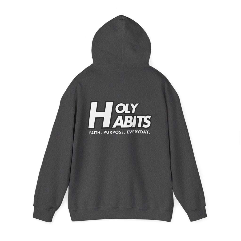 Choose Peace Hoodie – Matthew 5:9 Christian Faith Pullover (Holy Habits Back Design)