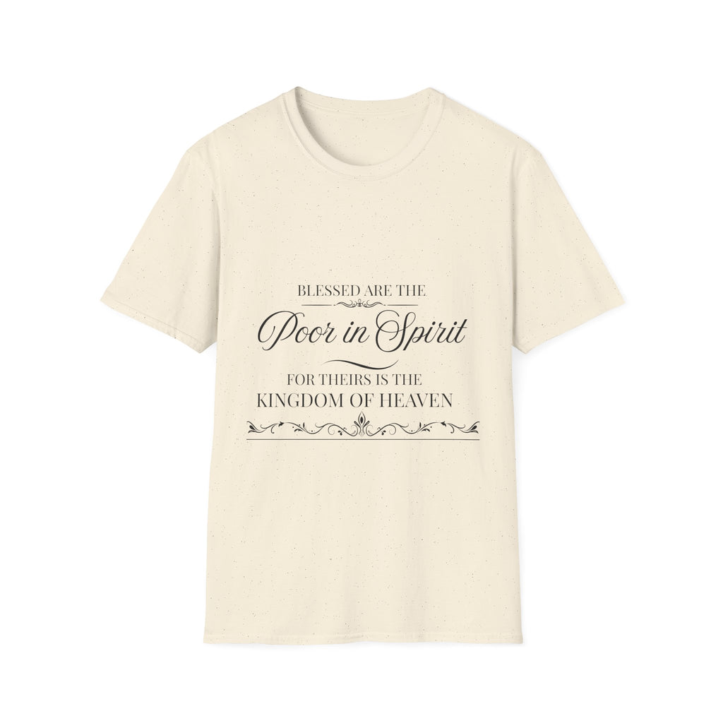 Blessed Are the Poor in Spirit T-Shirt — Inspirational Christian Tee