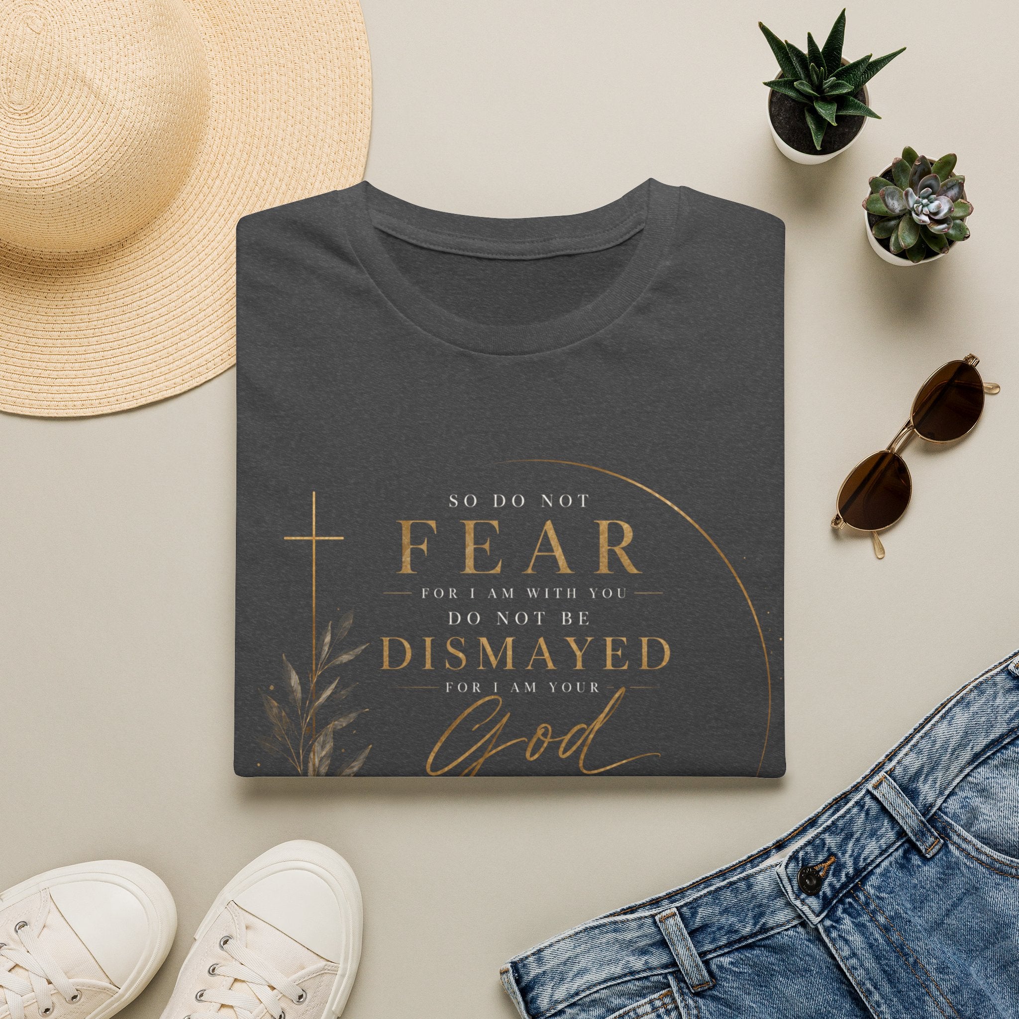 Isaiah 41:10 T‑Shirt — "So Do Not Fear…For I Am Your God" Inspirational Christian Tee