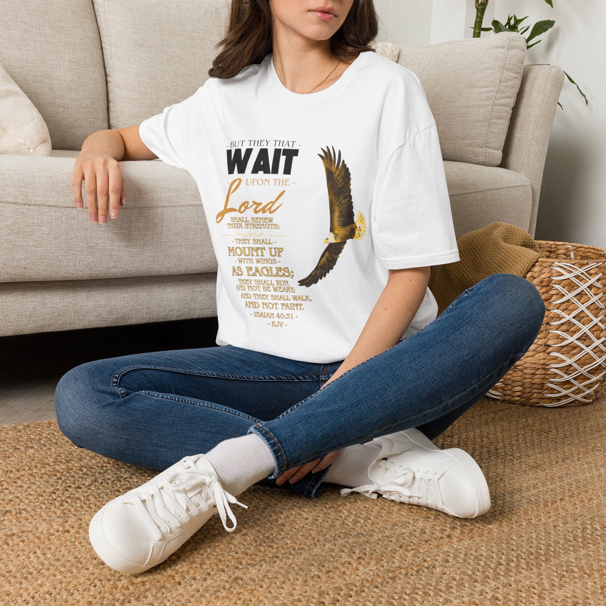 Isaiah 40:31  T-Shirt — Inspirational Christian Tee