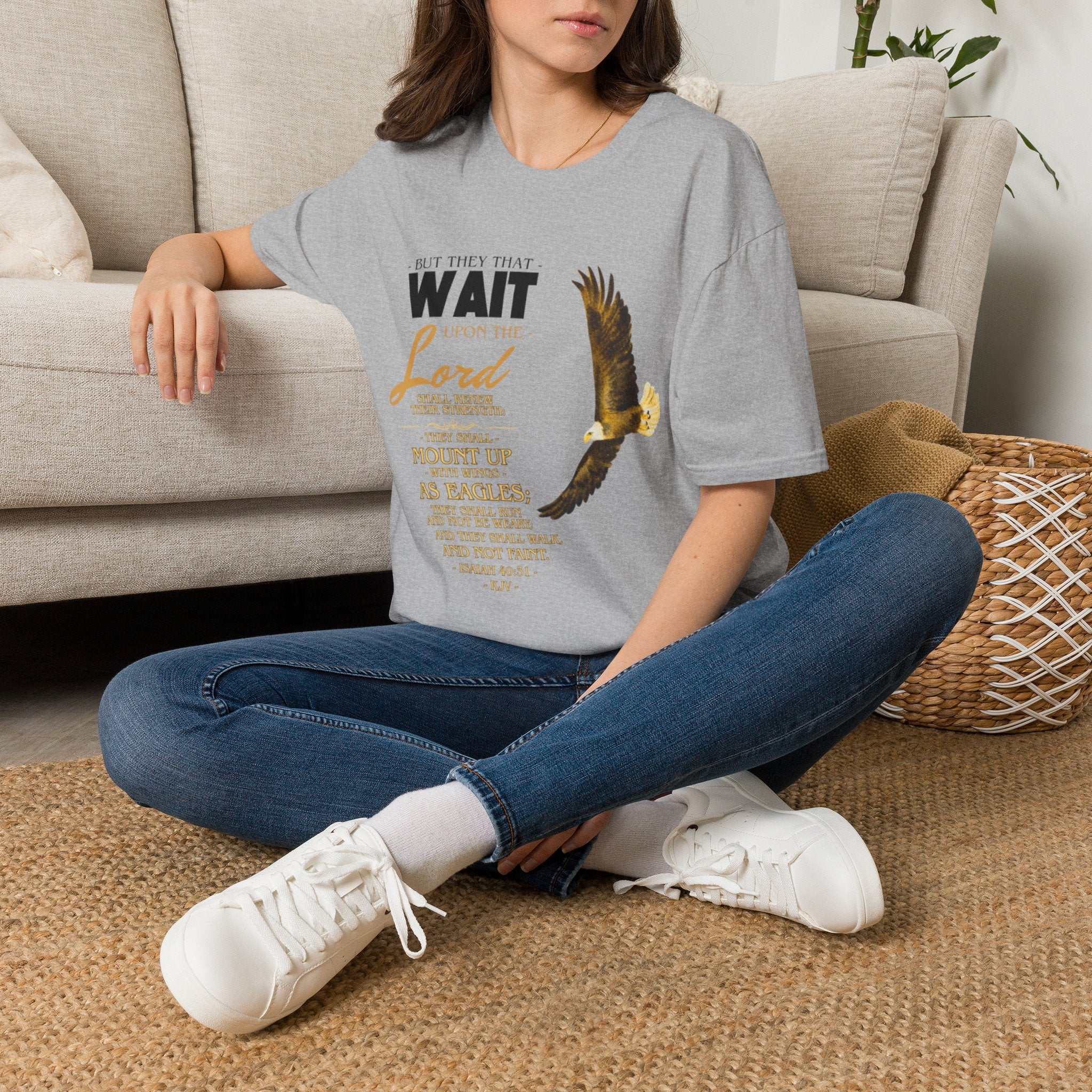 Isaiah 40:31  T-Shirt — Inspirational Christian Tee