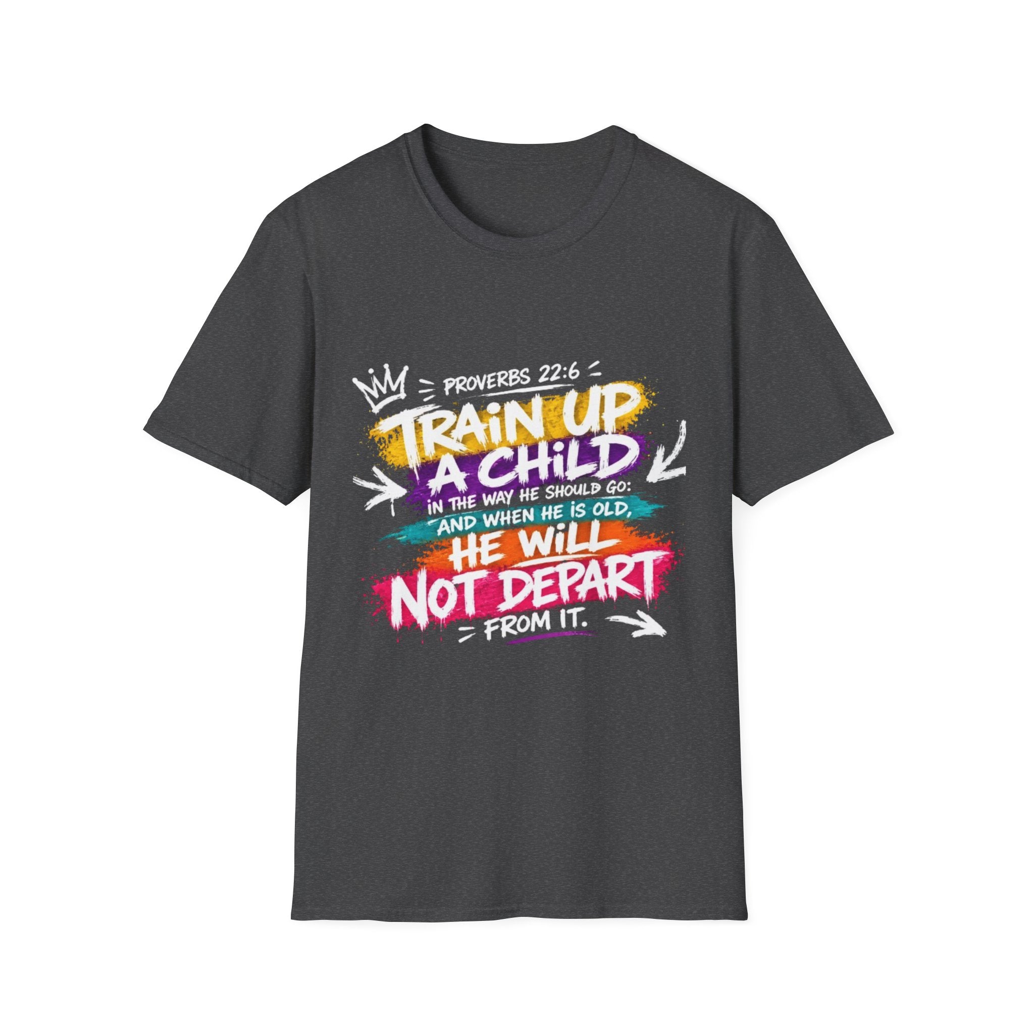 Proverbs 22:6 - Unisex Softstyle T-Shirt