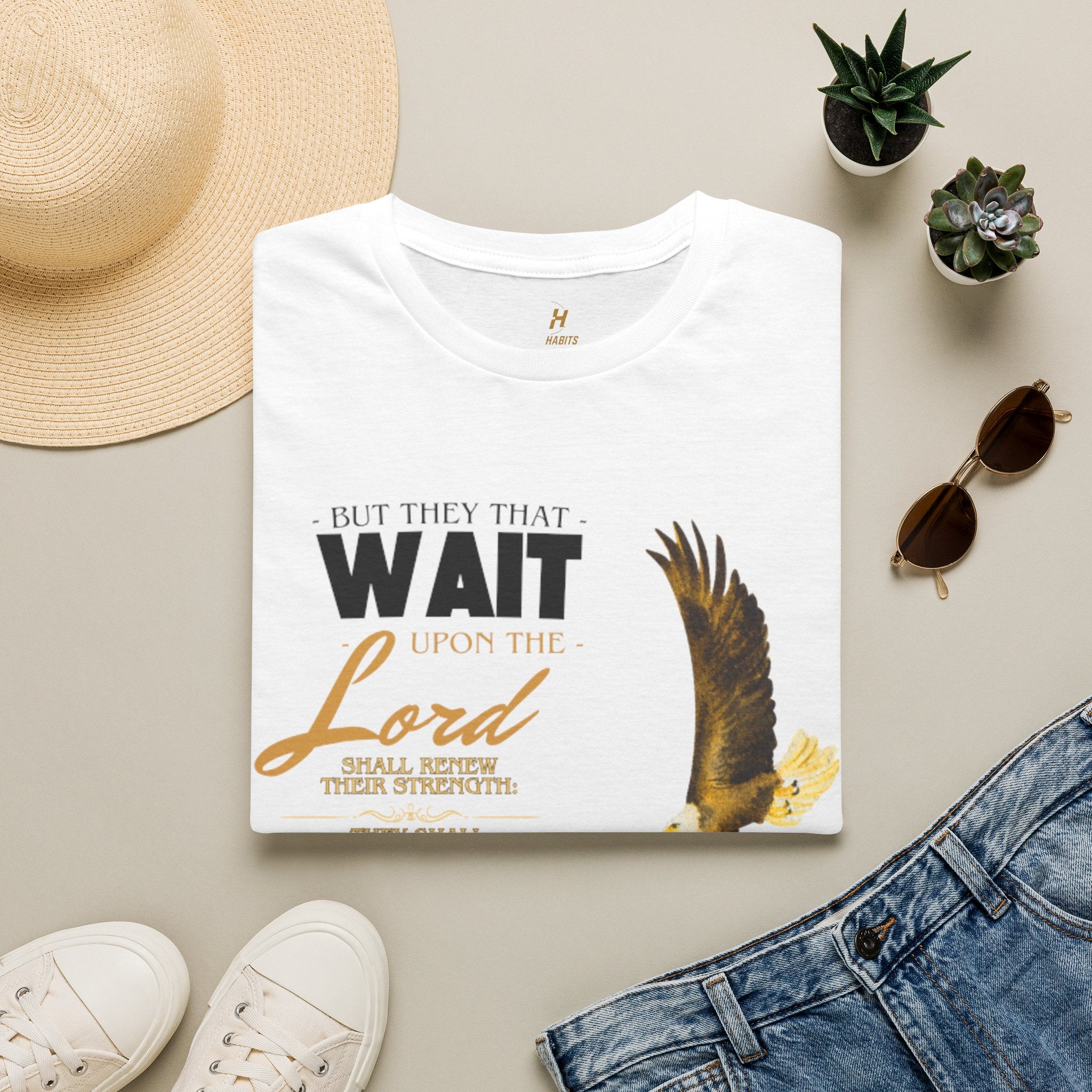 Isaiah 40:31  T-Shirt — Inspirational Christian Tee