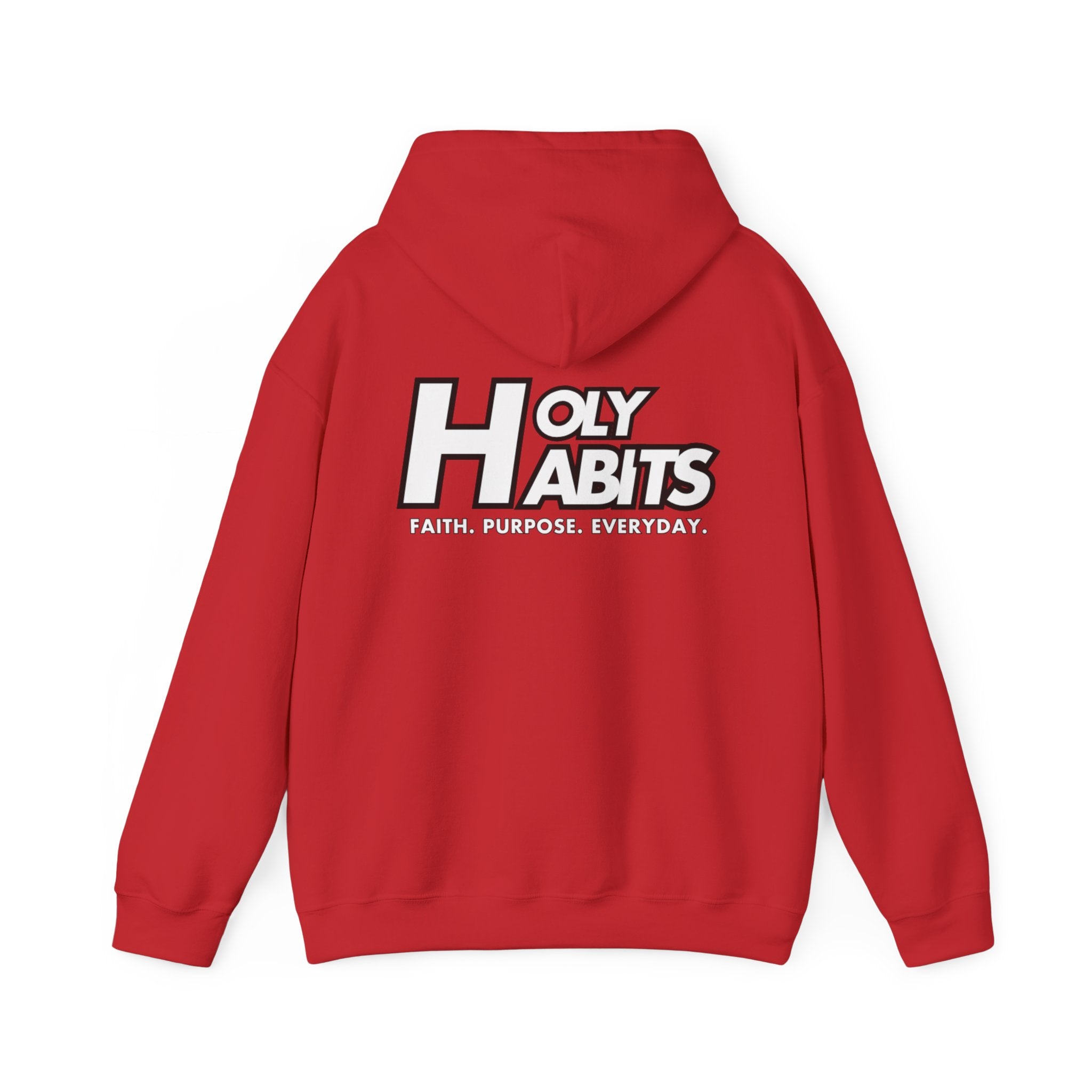 Choose Peace Hoodie – Matthew 5:9 Christian Faith Pullover (Holy Habits Back Design)