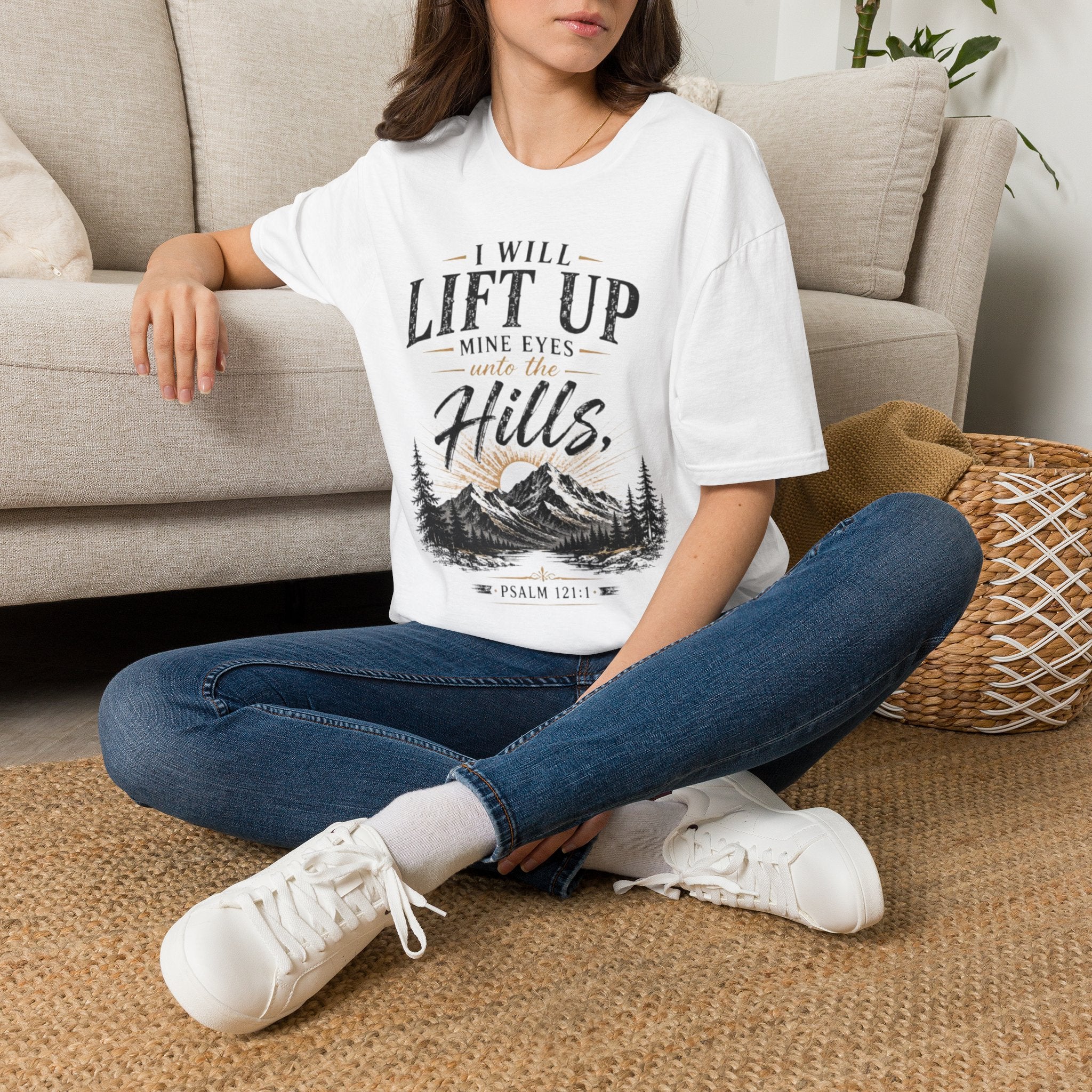 Psalm 121 Tee — Psalm 121 Mountains Christian T-Shirt