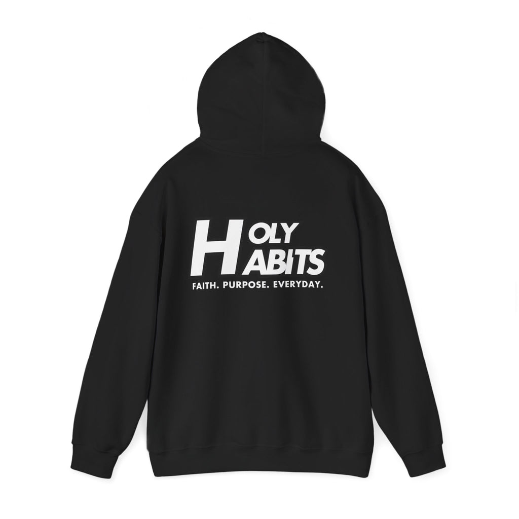 Choose Peace Hoodie – Matthew 5:9 Christian Faith Pullover (Holy Habits Back Design)