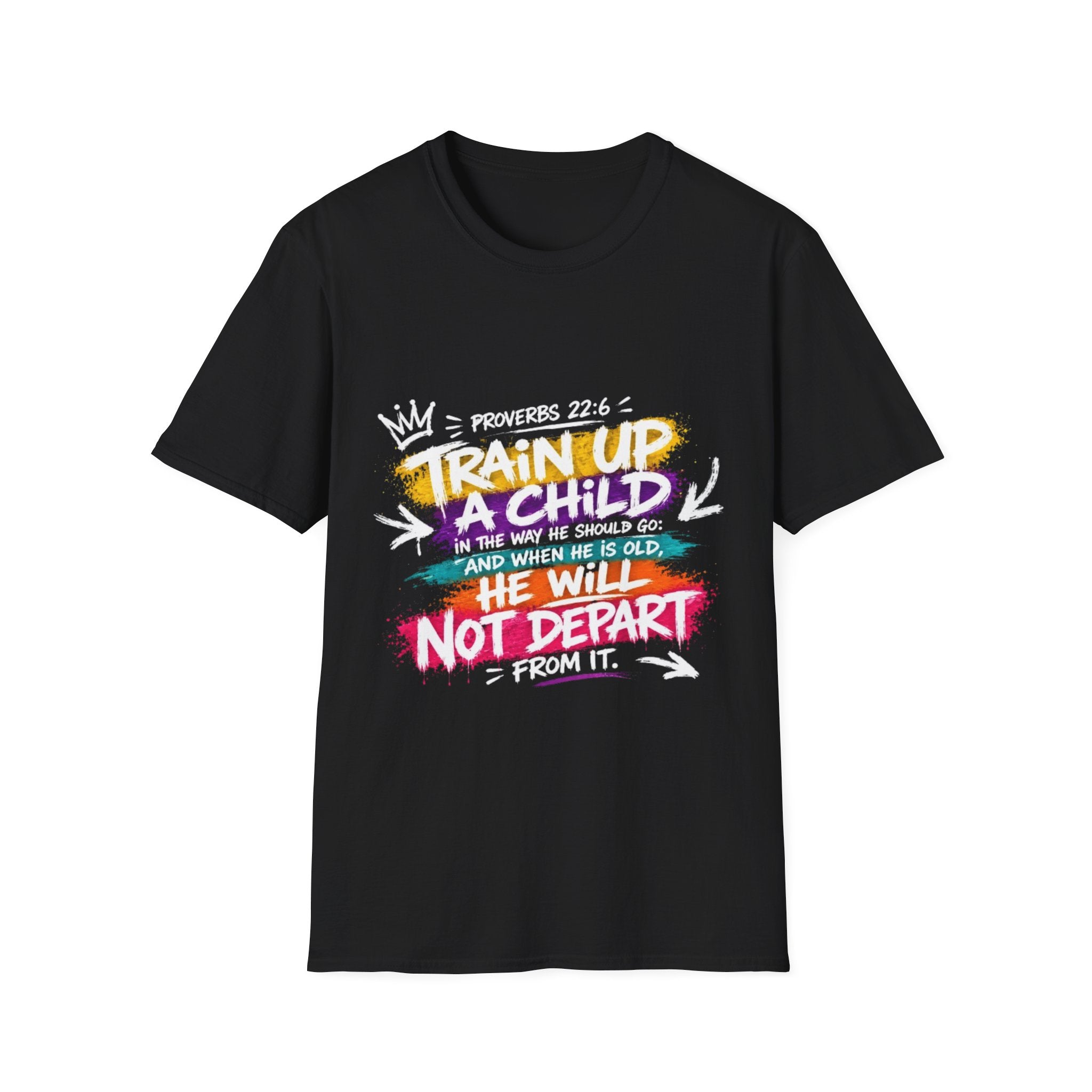 Proverbs 22:6 - Unisex Softstyle T-Shirt