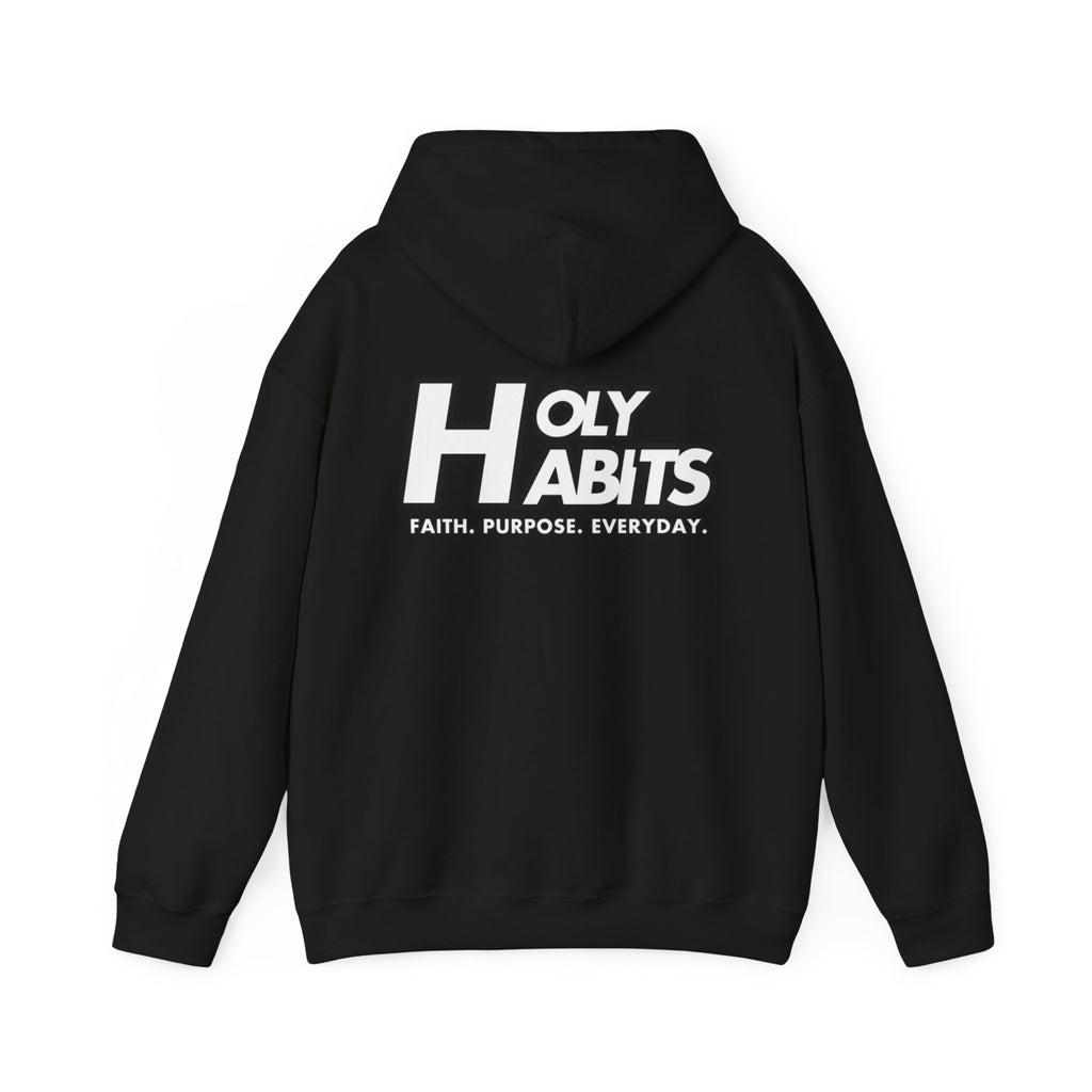Choose Peace Hoodie – Matthew 5:9 Christian Faith Pullover (Holy Habits Back Design)