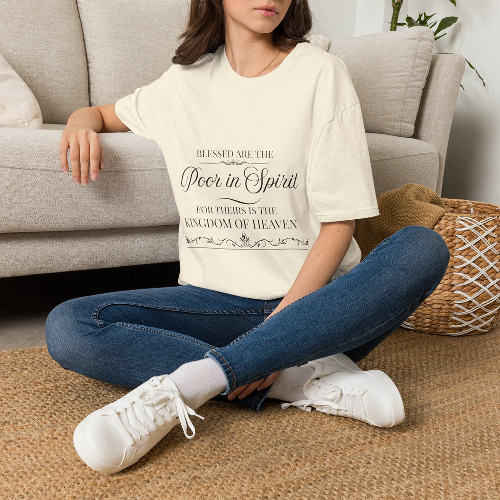 Blessed Are the Poor in Spirit T-Shirt — Inspirational Christian Tee