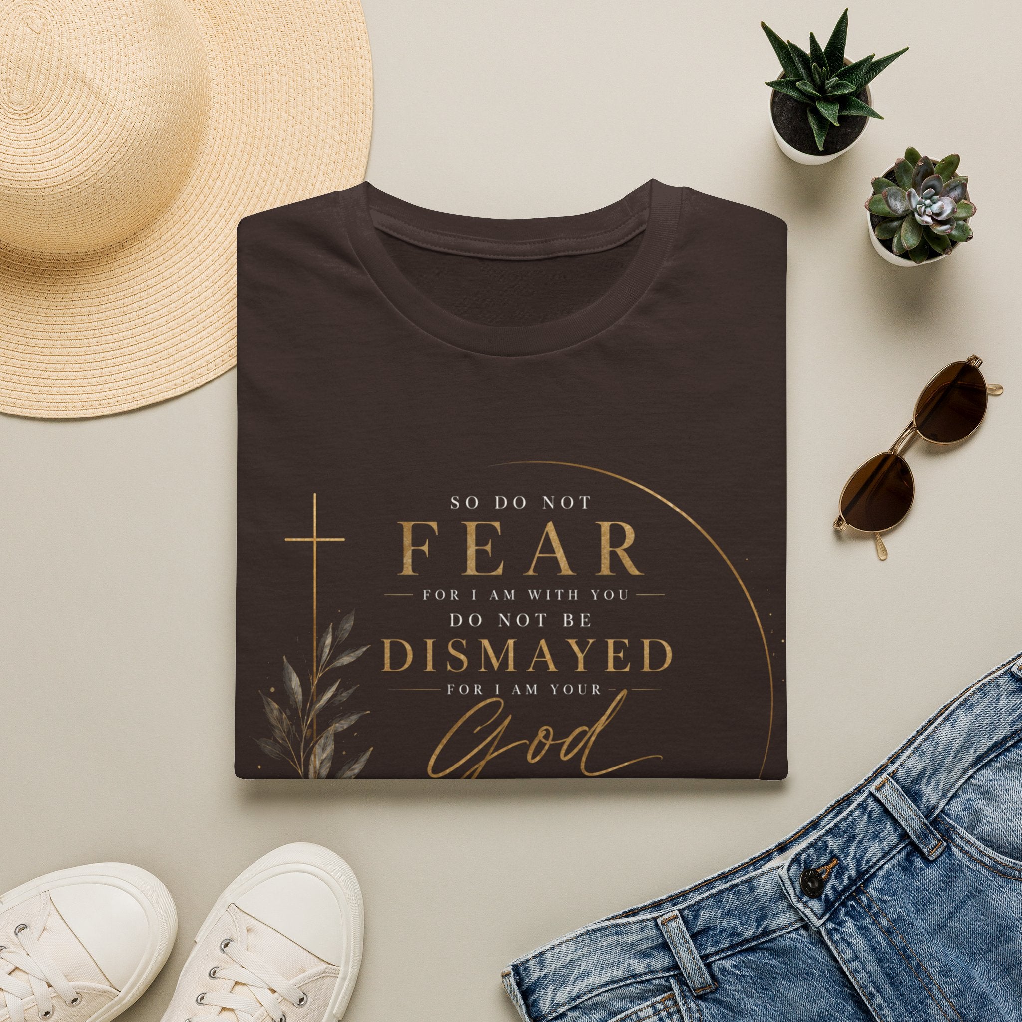 Isaiah 41:10 T‑Shirt — "So Do Not Fear…For I Am Your God" Inspirational Christian Tee