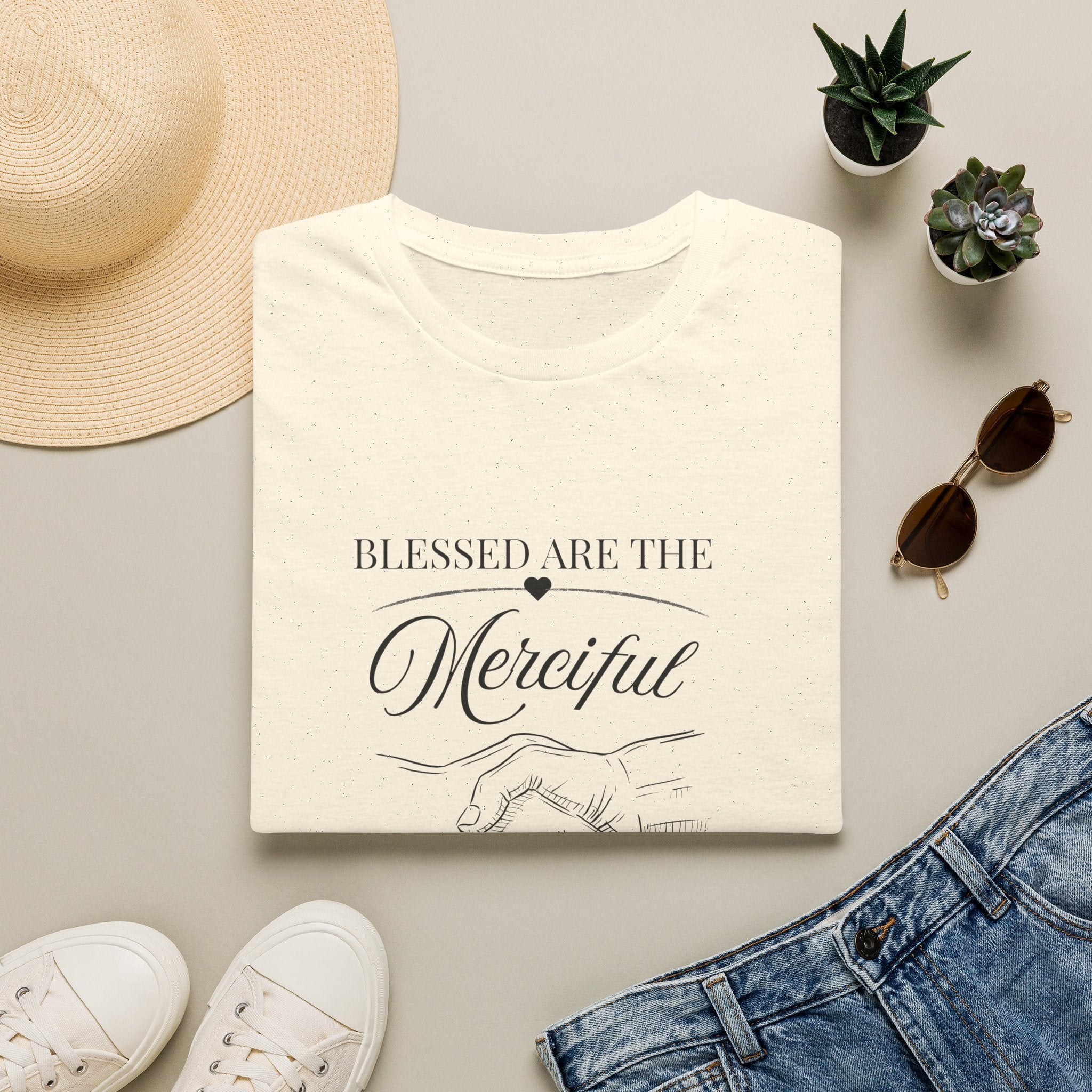 Matthew 5:7 Unisex Softstyle T-Shirt