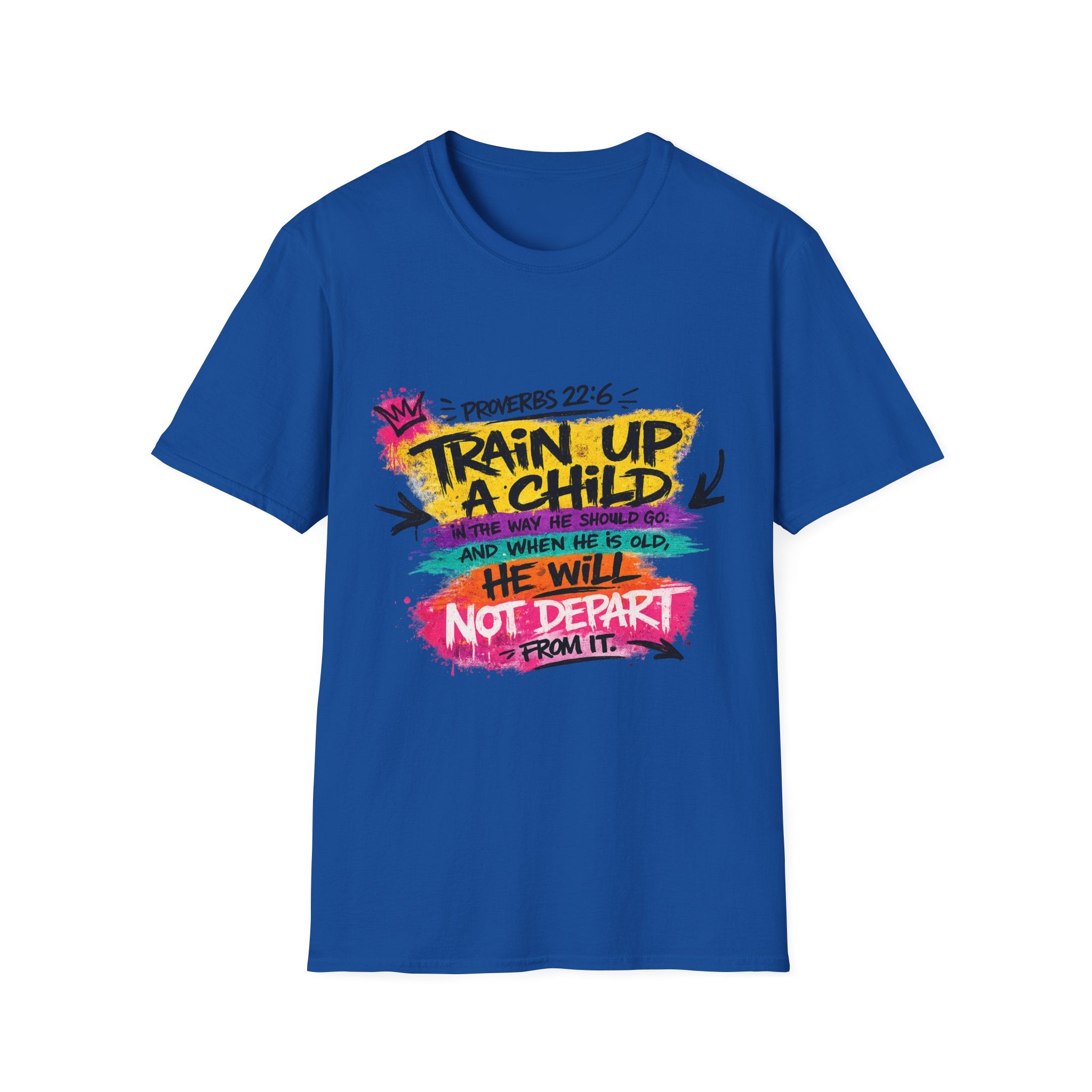 Proverbs 22:6 - Unisex Softstyle T-Shirt