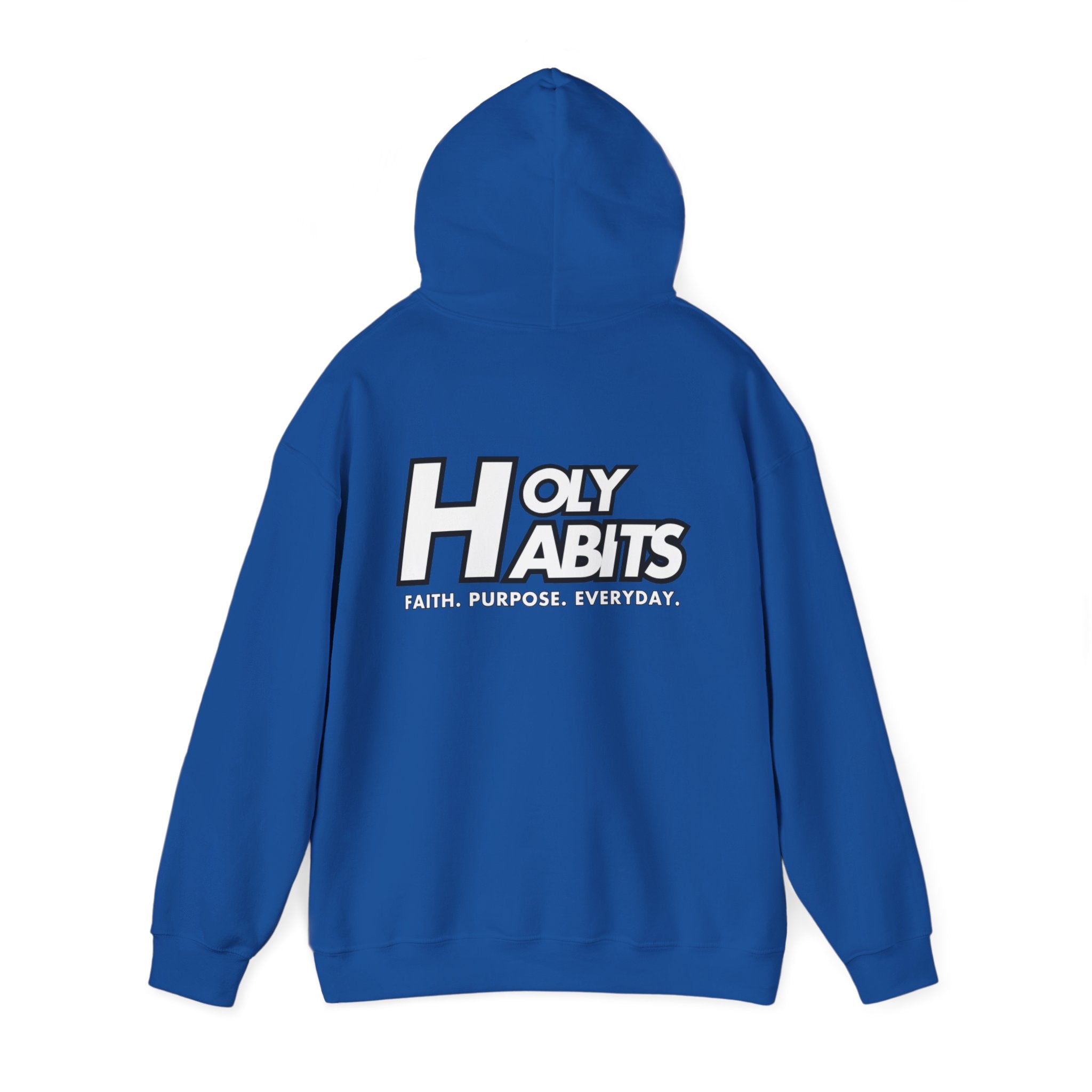 Choose Peace Hoodie – Matthew 5:9 Christian Faith Pullover (Holy Habits Back Design)