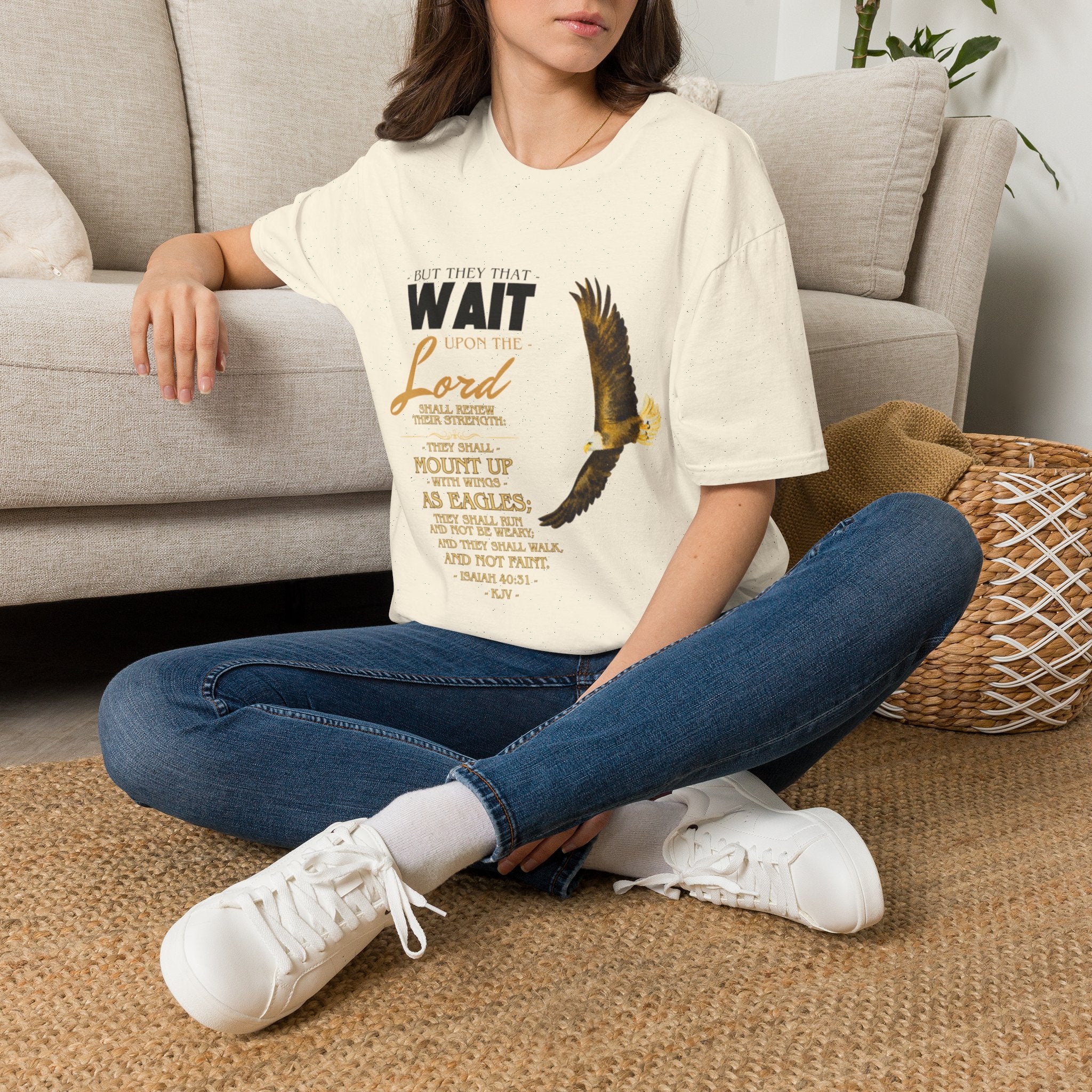 Isaiah 40:31  T-Shirt — Inspirational Christian Tee