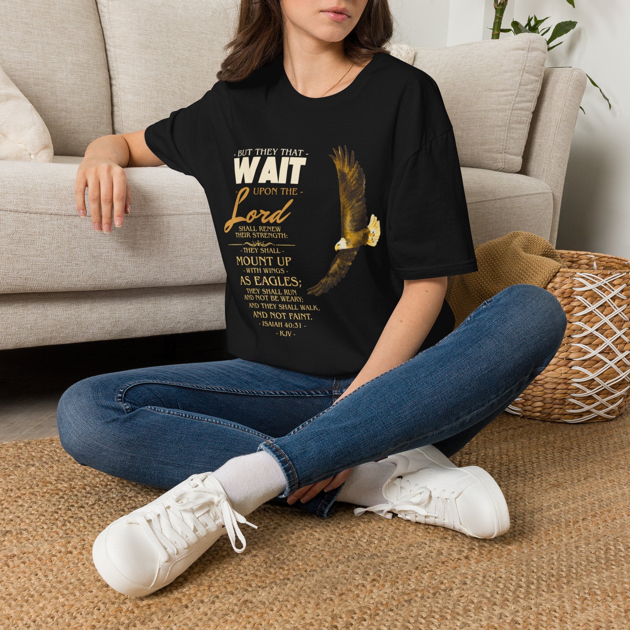 Isaiah 40:31  T-Shirt — Inspirational Christian Tee